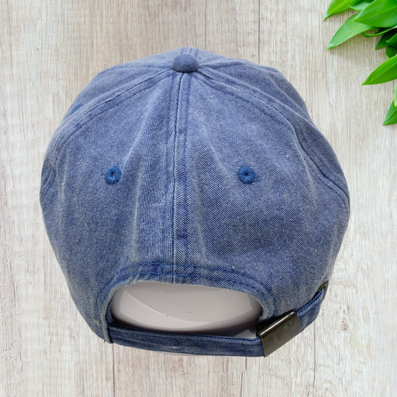 Vintage Denim Washington DC US Capitol Strapback Dad Hat Embroidered Patch ATT - Picture 4 of 6